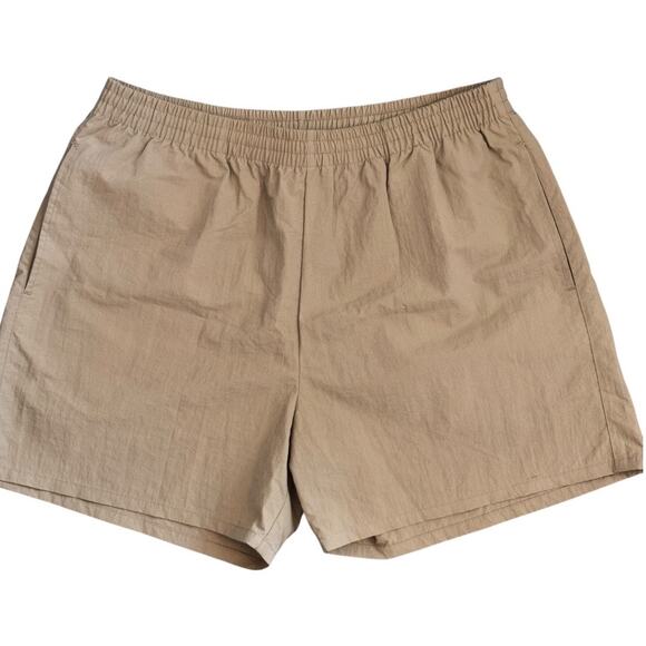 NWOT John Elliott Nylon Kaki Himalayan Relaxed Cropped Shorts - Picture 5 of 8